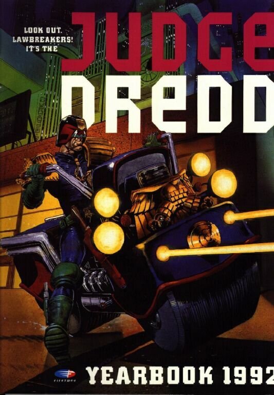 Judge Dredd Yearbook 1992 cover