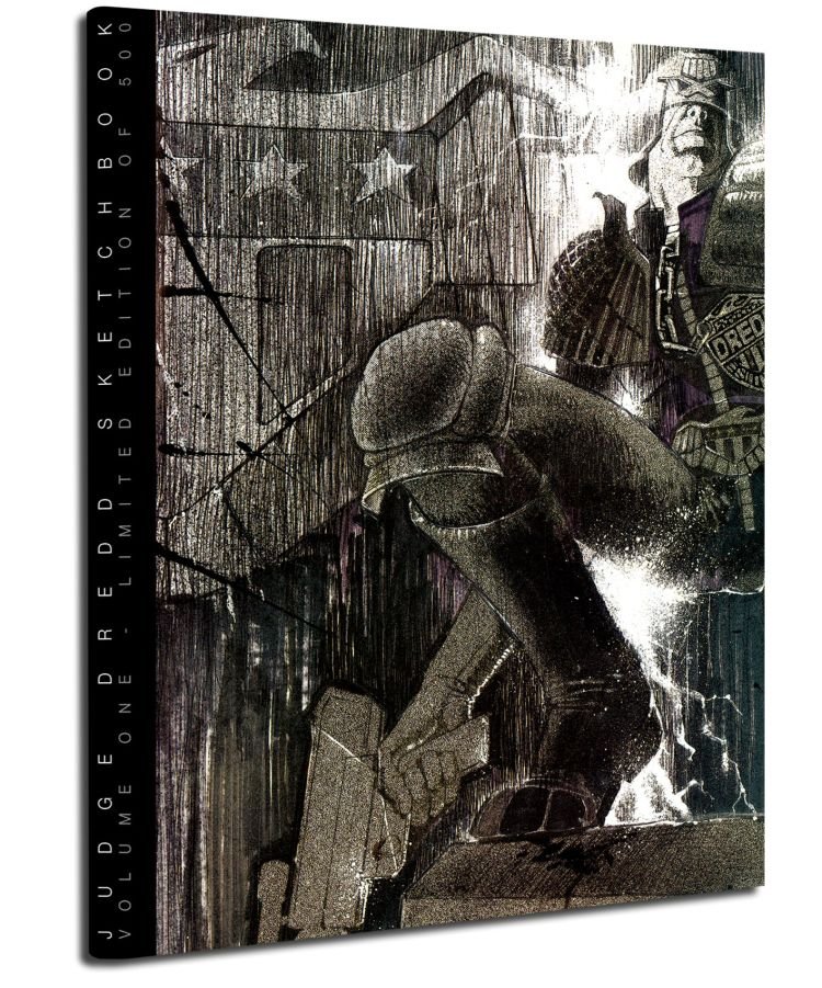Judge Dredd Sketchbook cover