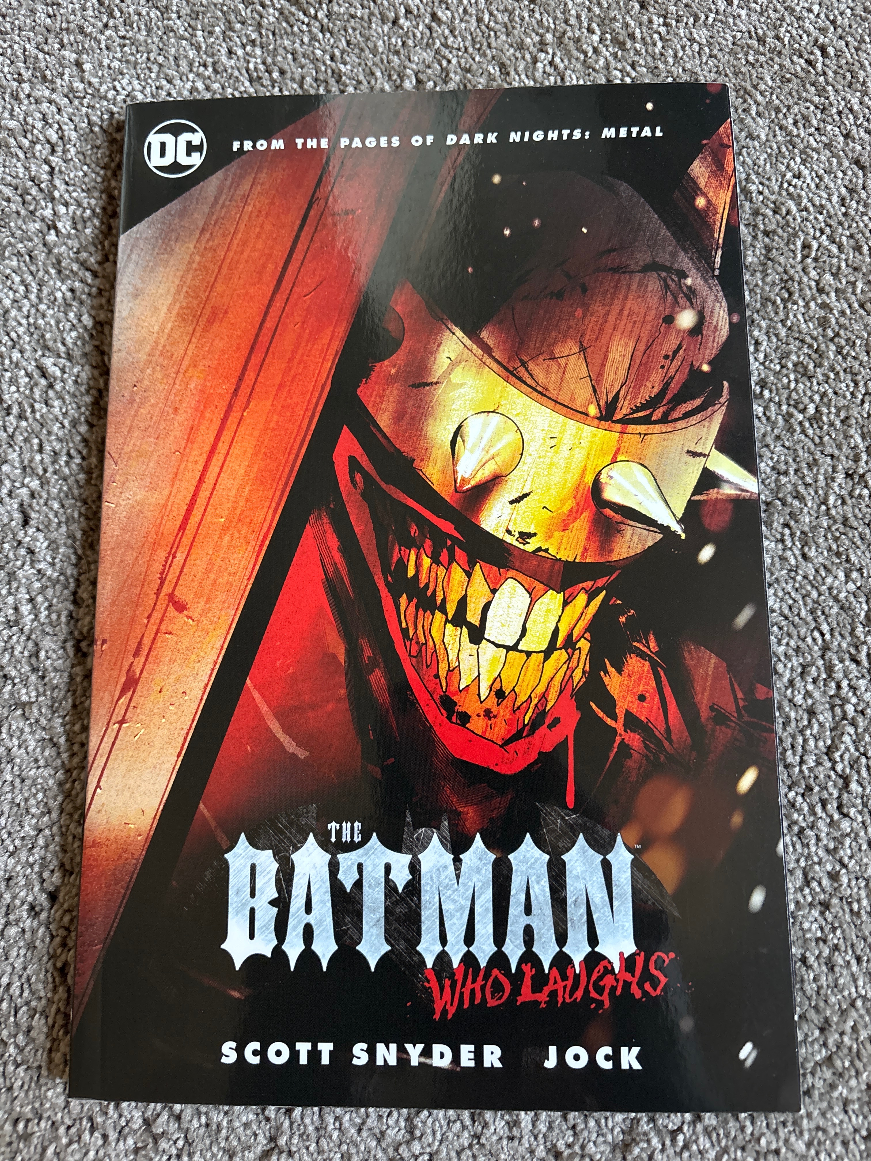 The Batman Who Laughs cover