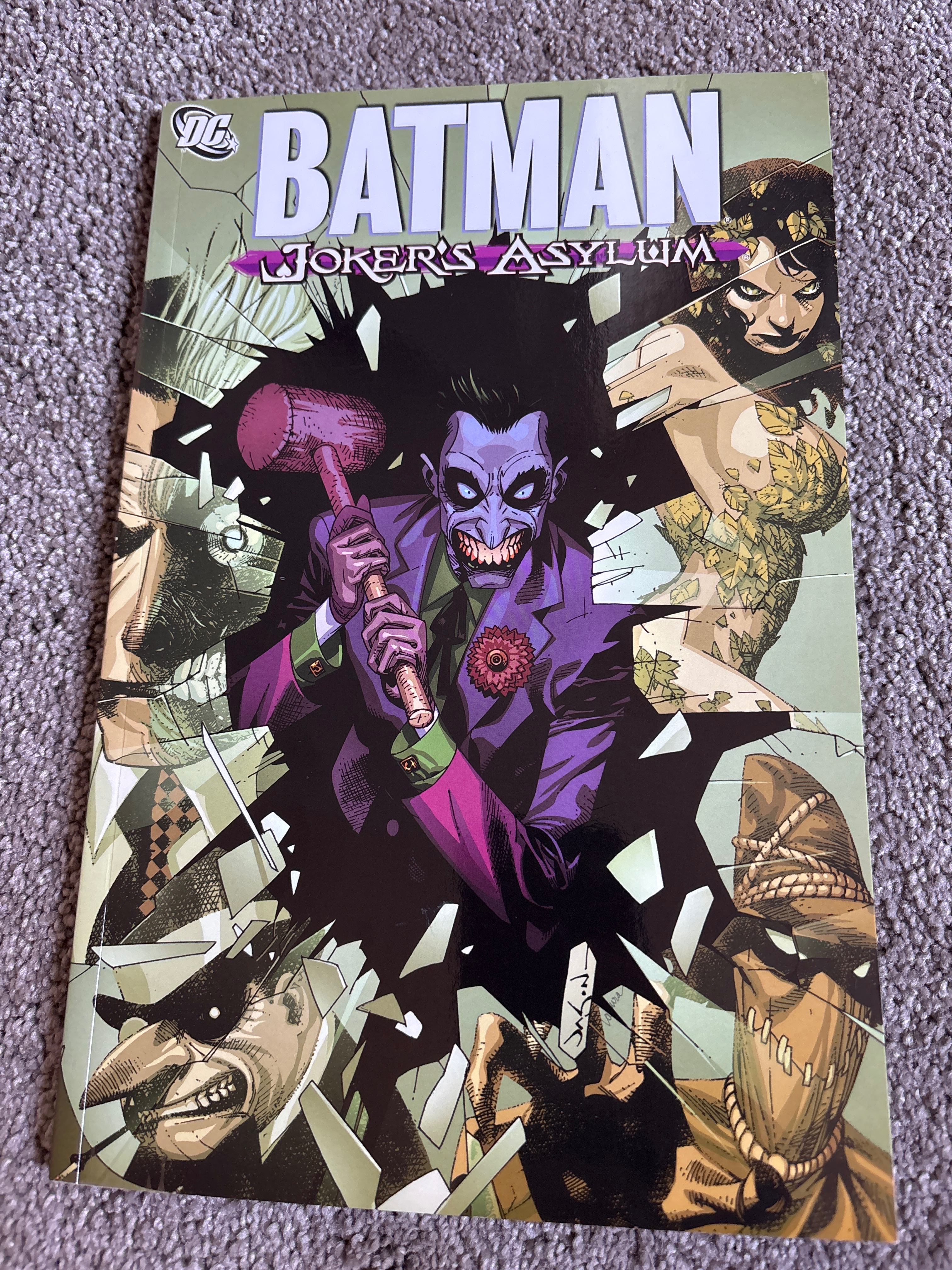 Joker's asylum cover