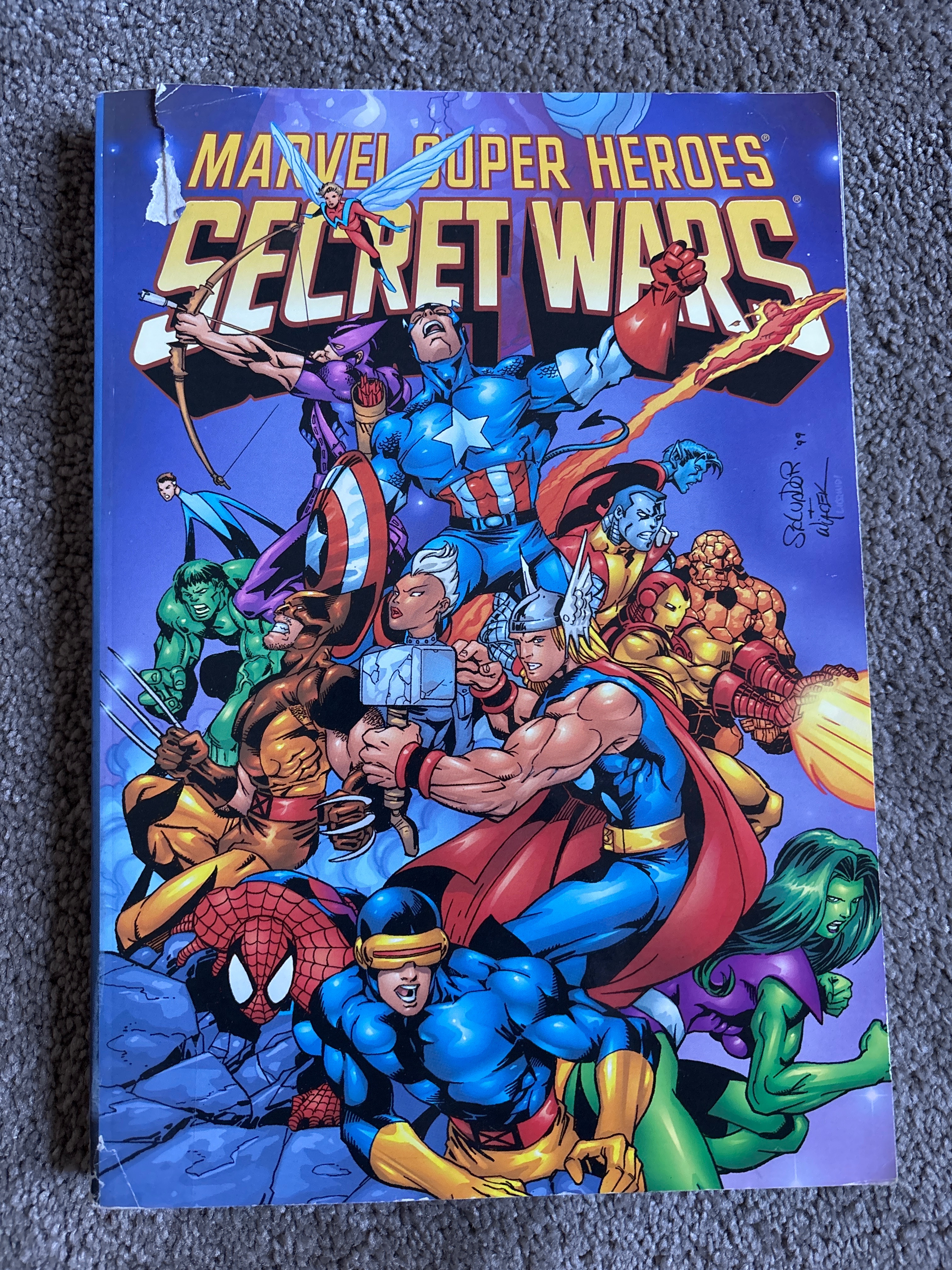 Secret Wars (1984) cover