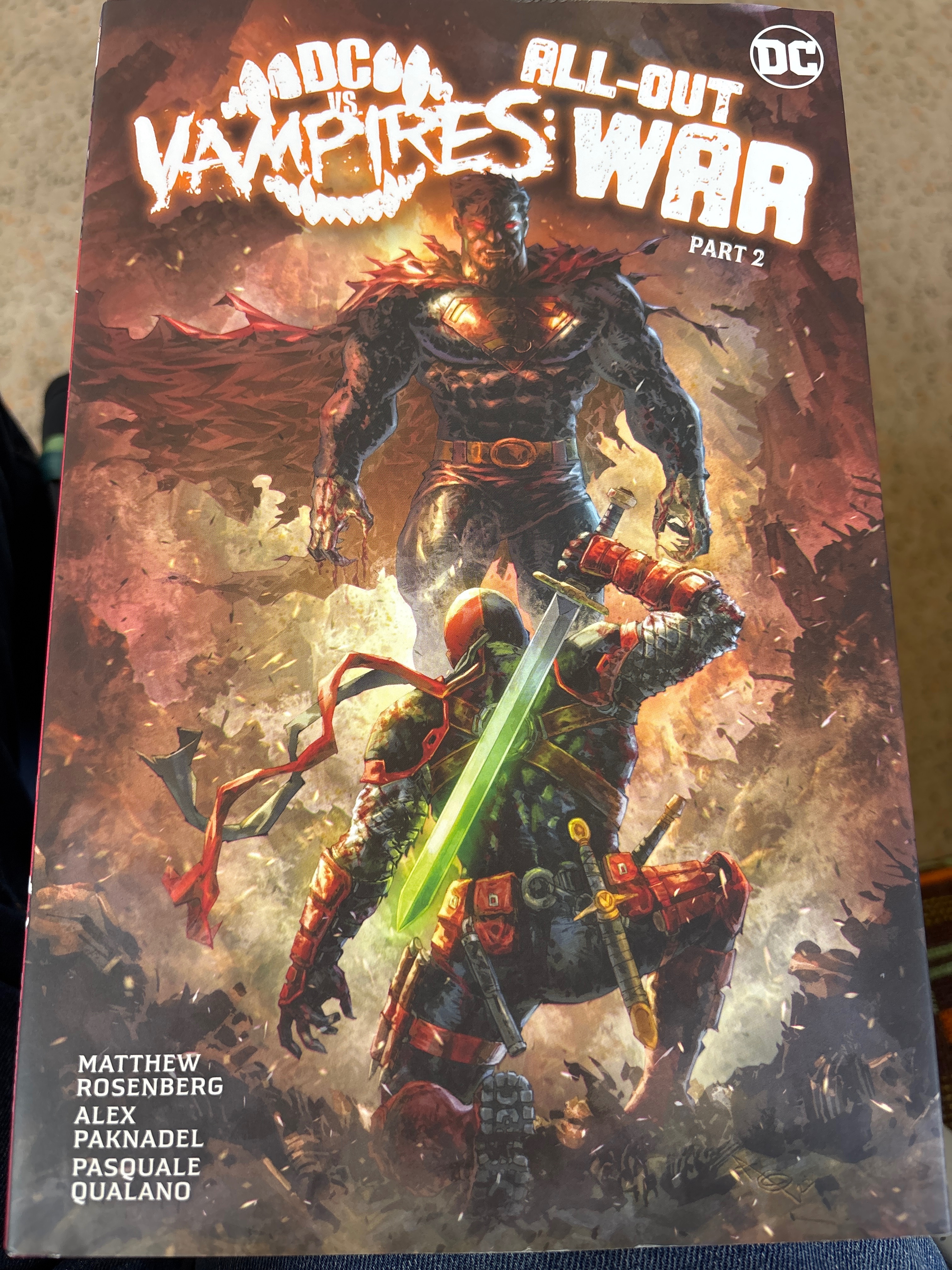 DC vs. Vampires: All-out war Part 2 cover