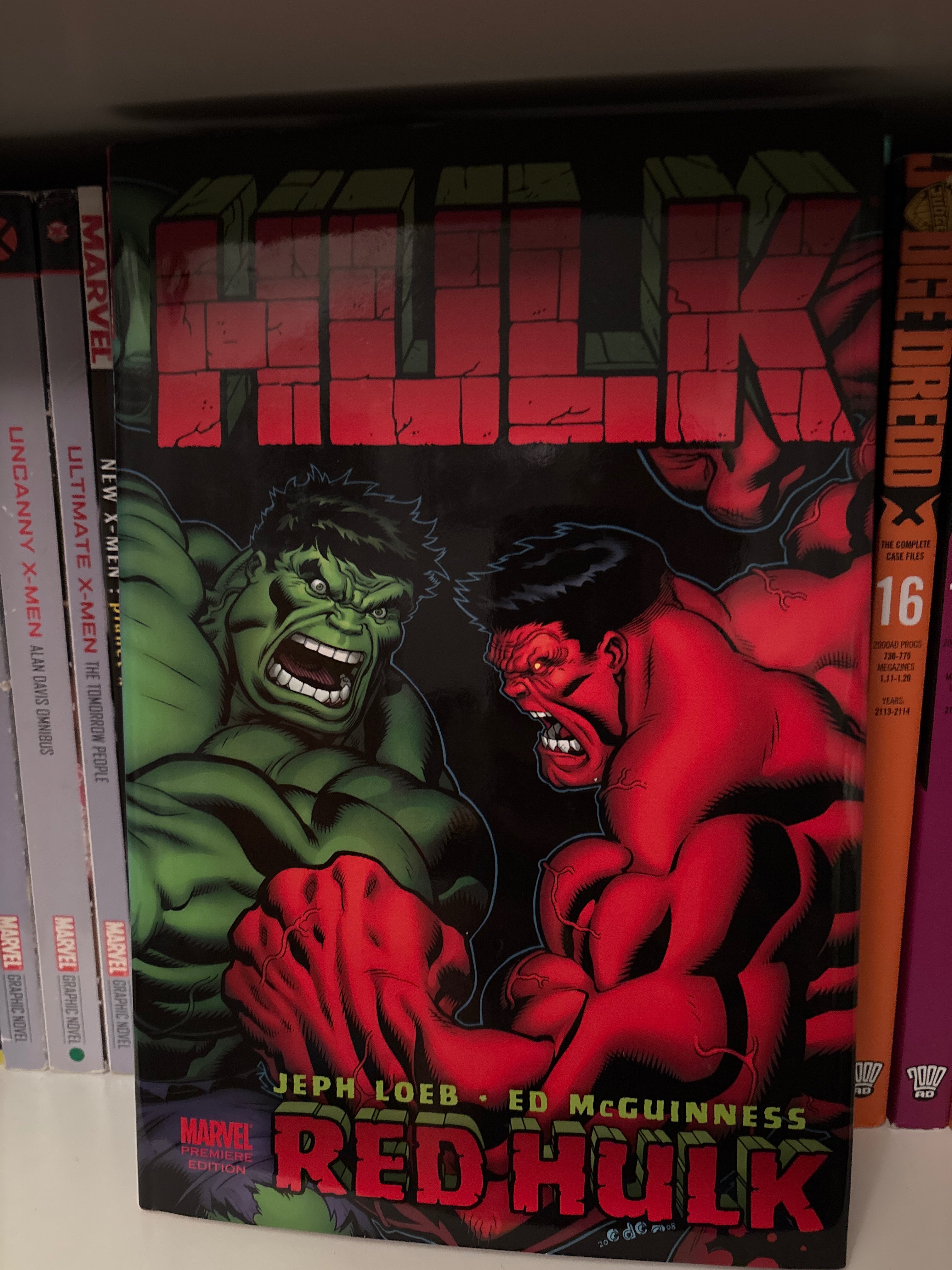 Red Hulk cover