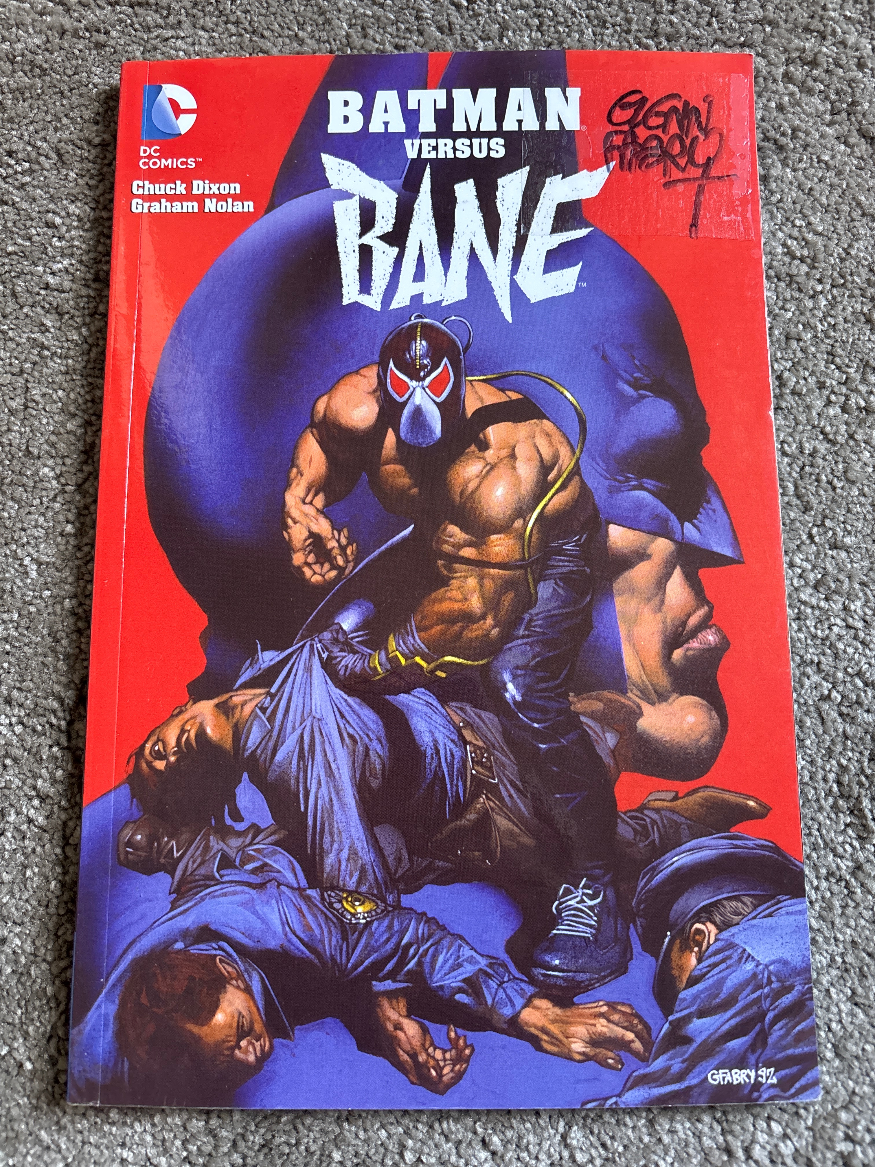 Batman vs Bane cover
