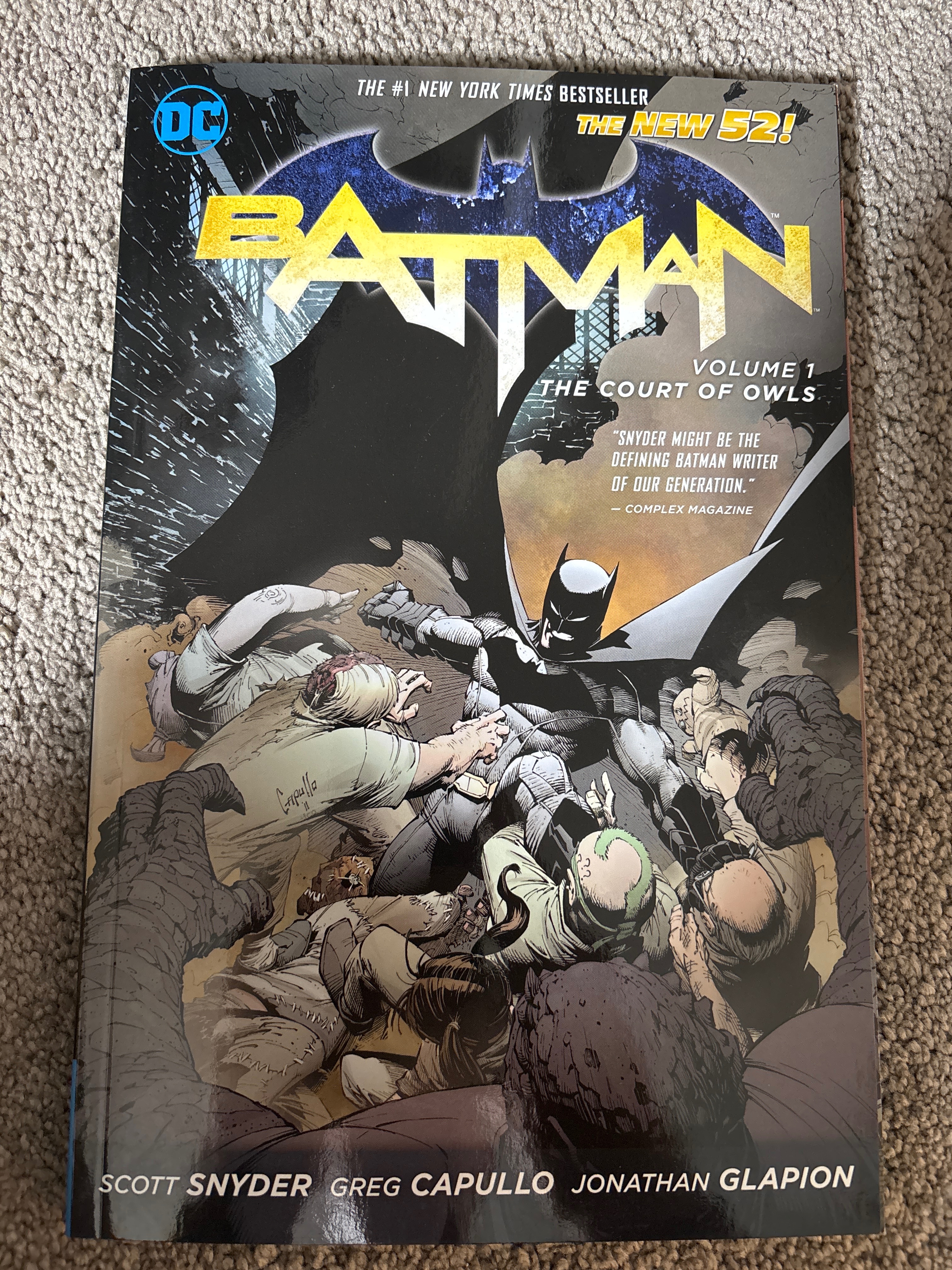The Court of Owls Vol 1 cover