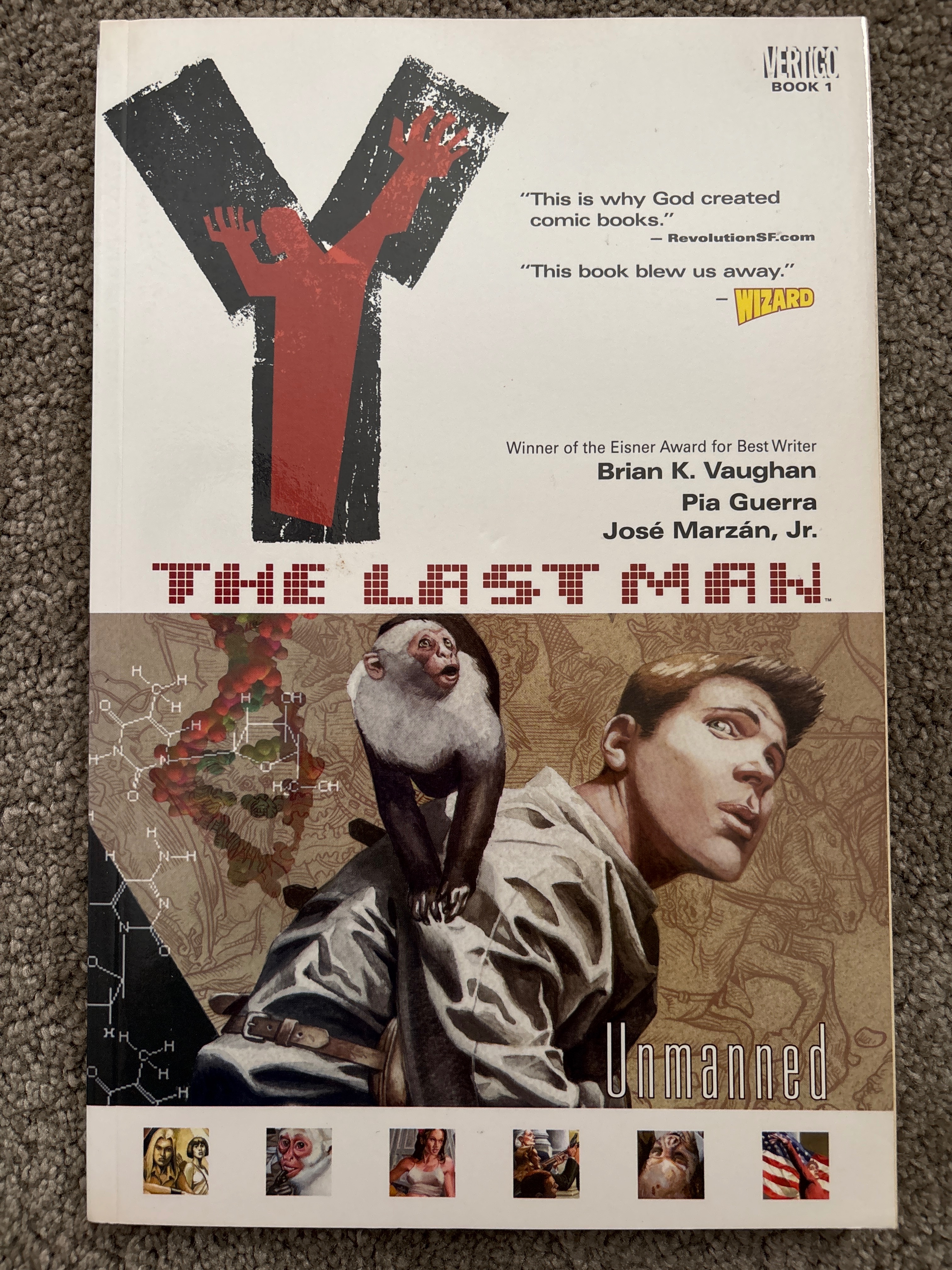 Y: The Last Man - Unmanned cover