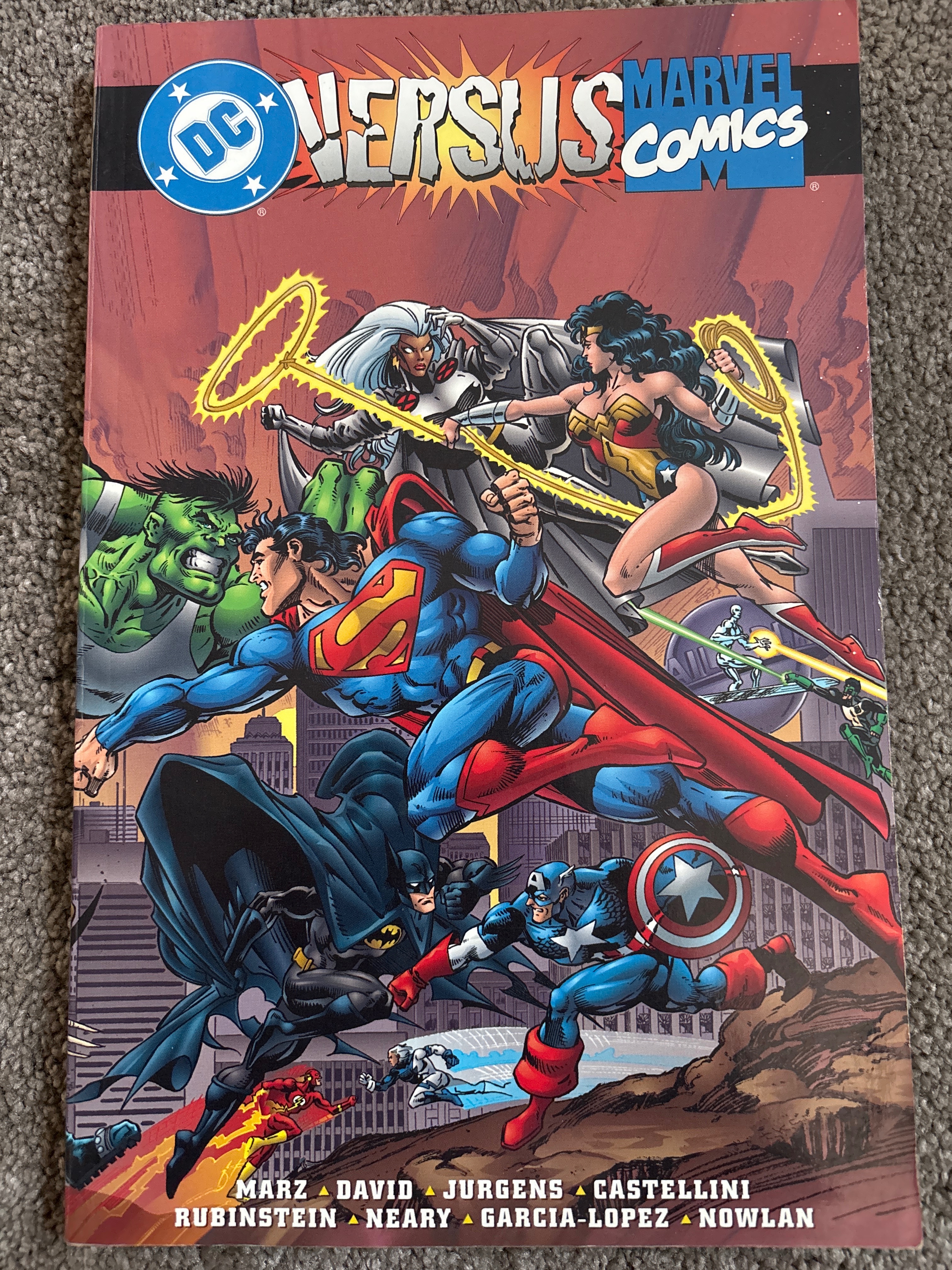 DC versus Marvel Comics cover