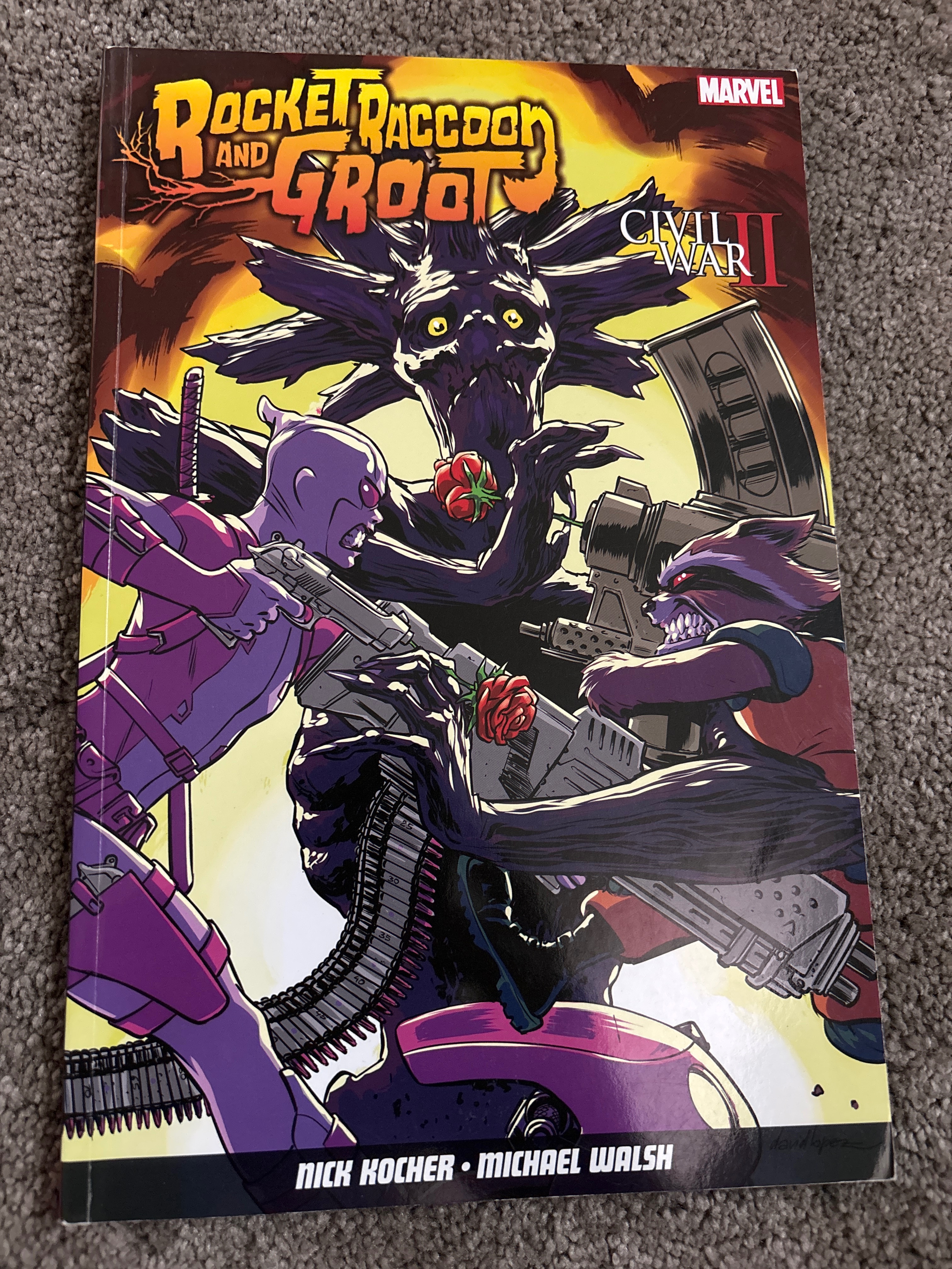 Rocket Raccoon and Groot: Civil War II cover