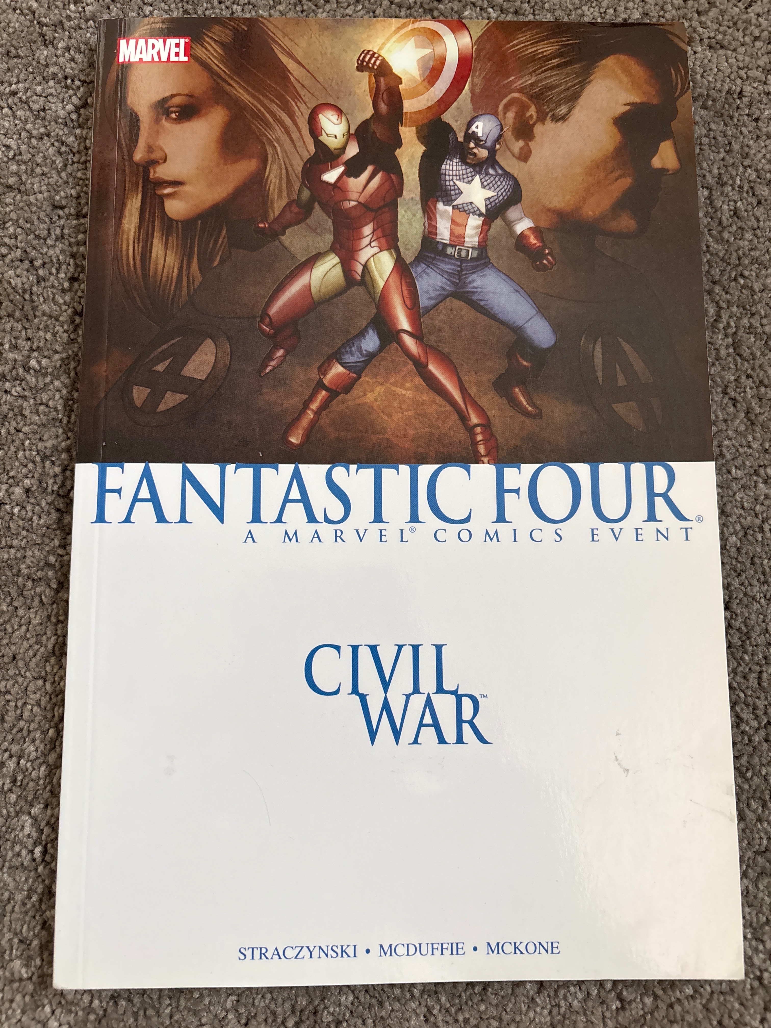 Civil War: Fantastic Four cover