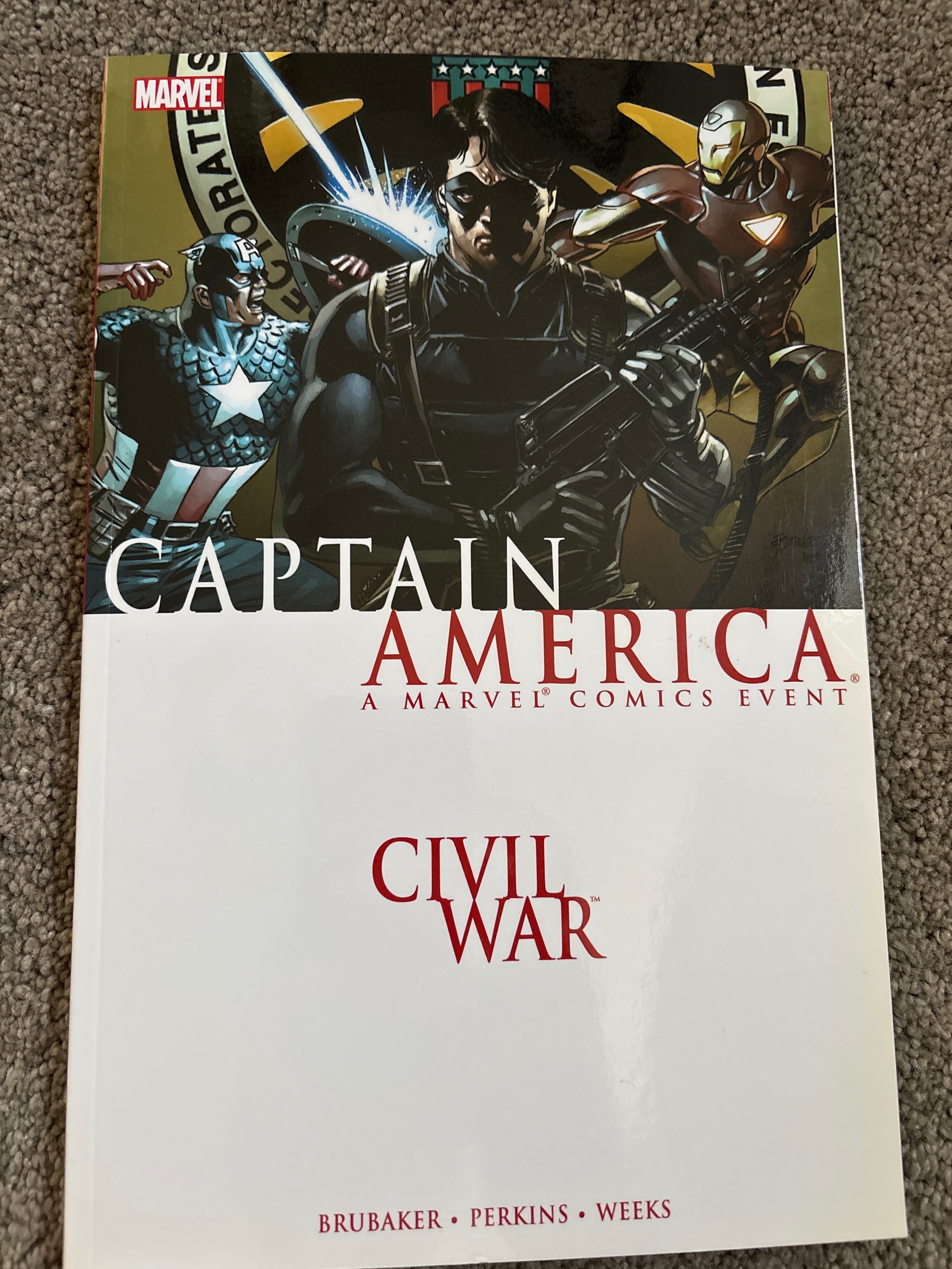 Civil War: Captain America cover
