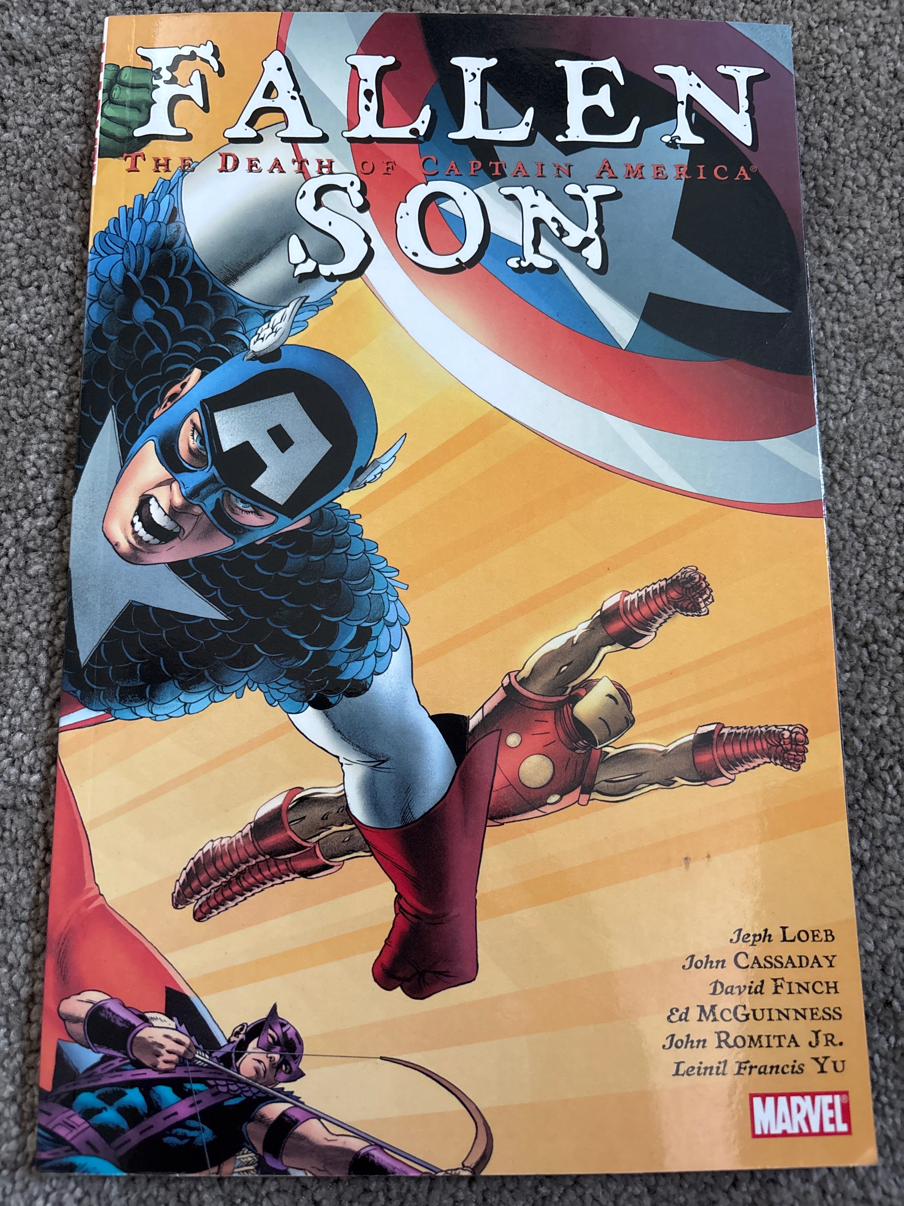 Fallen Son: The Death of Captain America cover