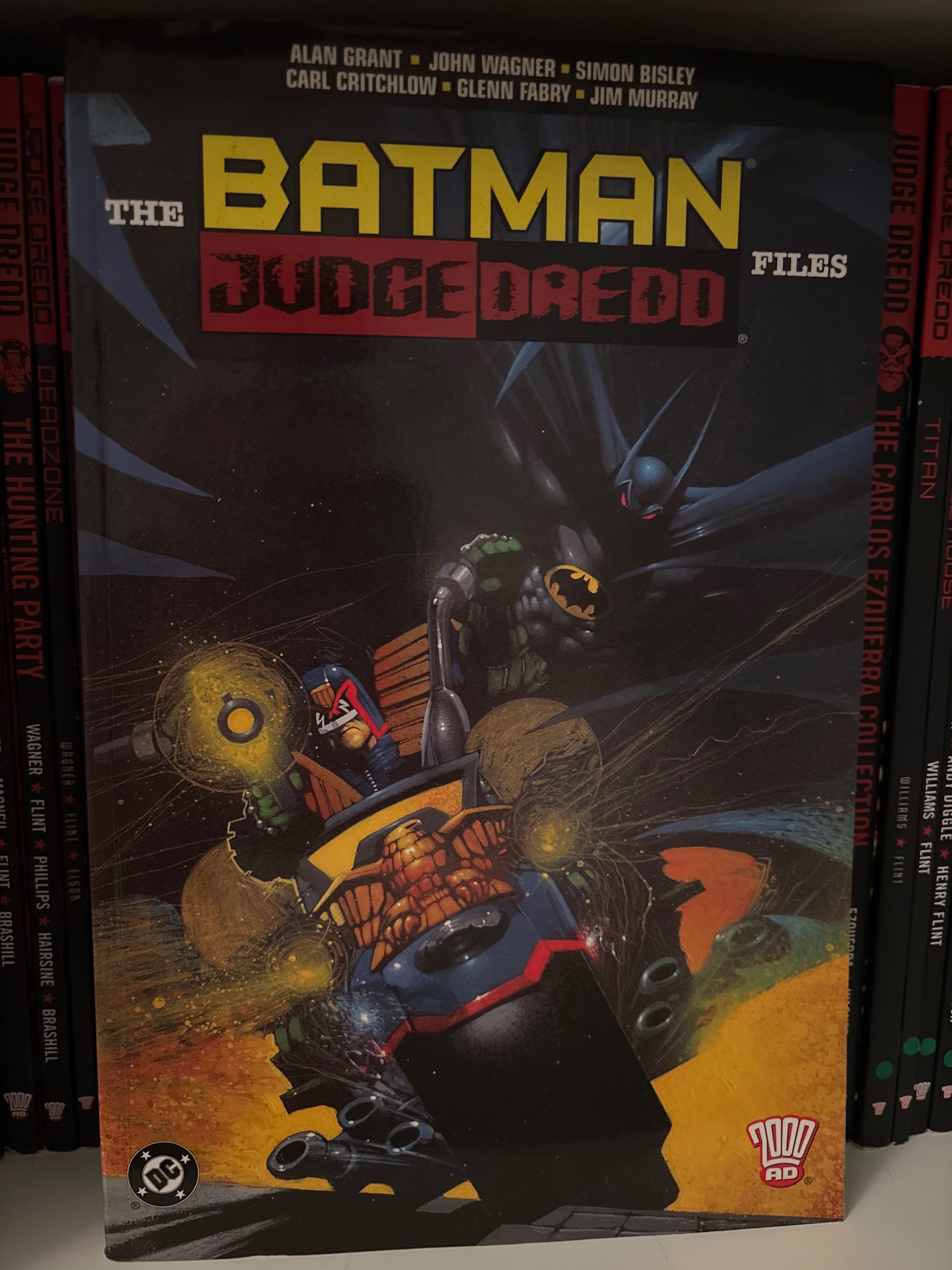 Batman Judge Dredd Files cover