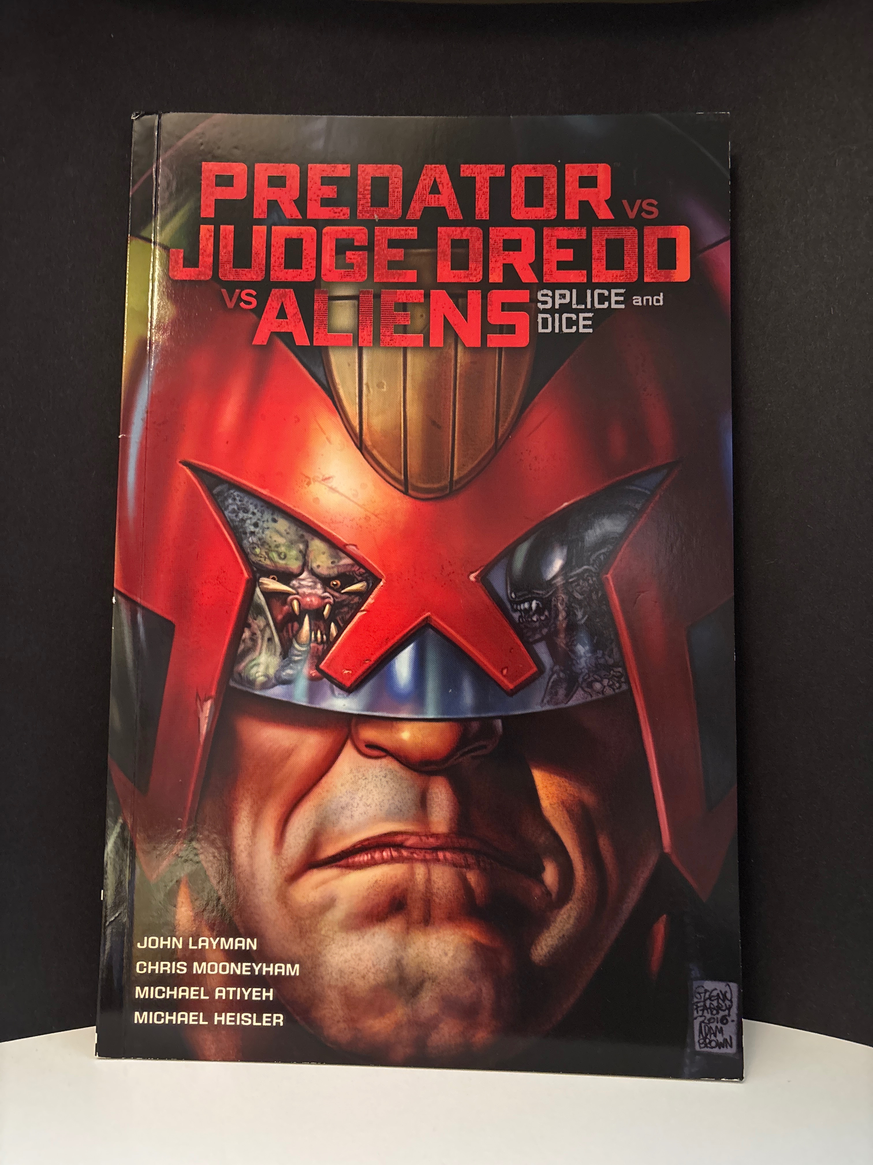 Predator vs Judge Dredd vs Aliens: Splice and Dice cover