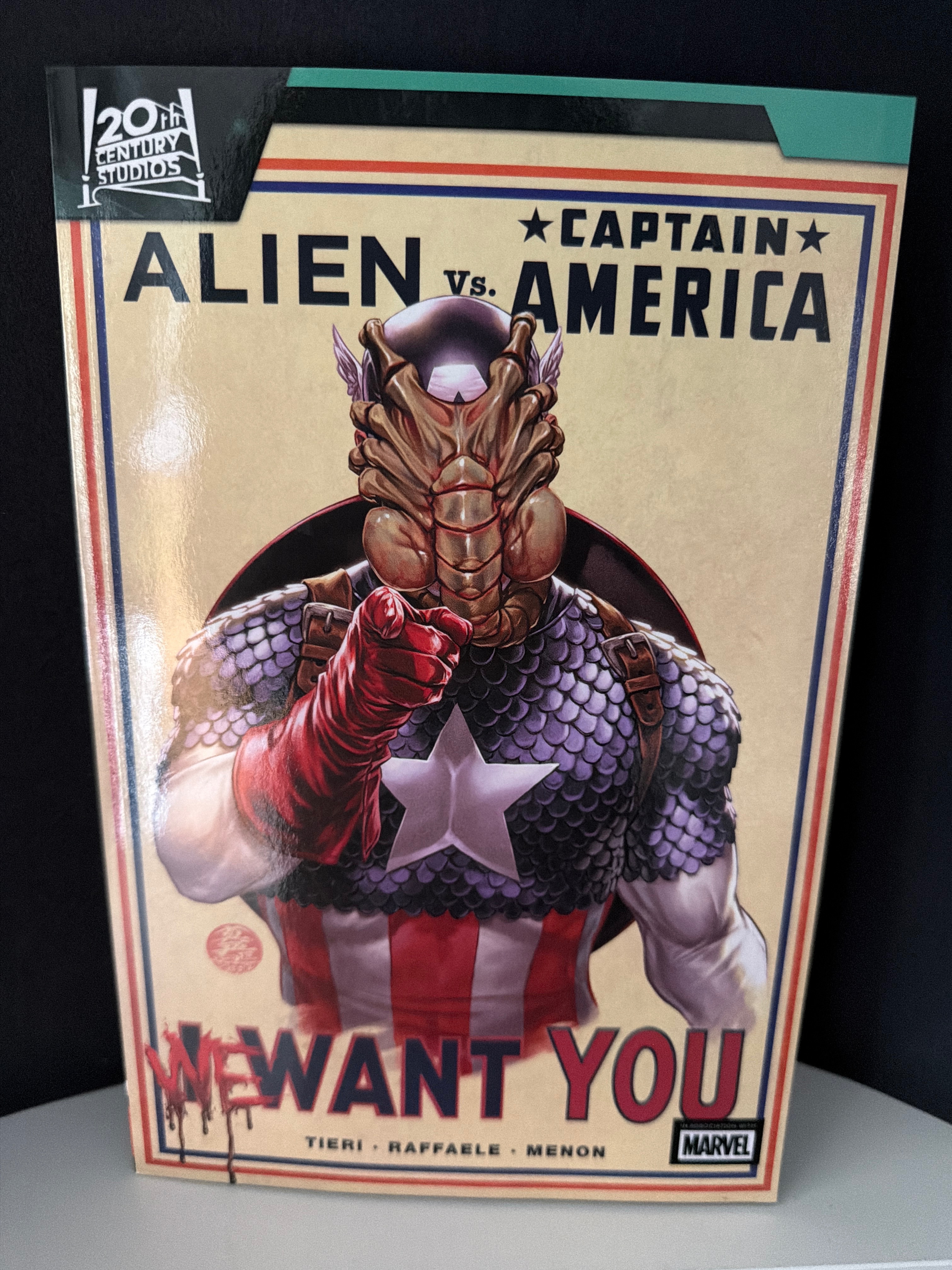 Alien Vs. Captain America cover